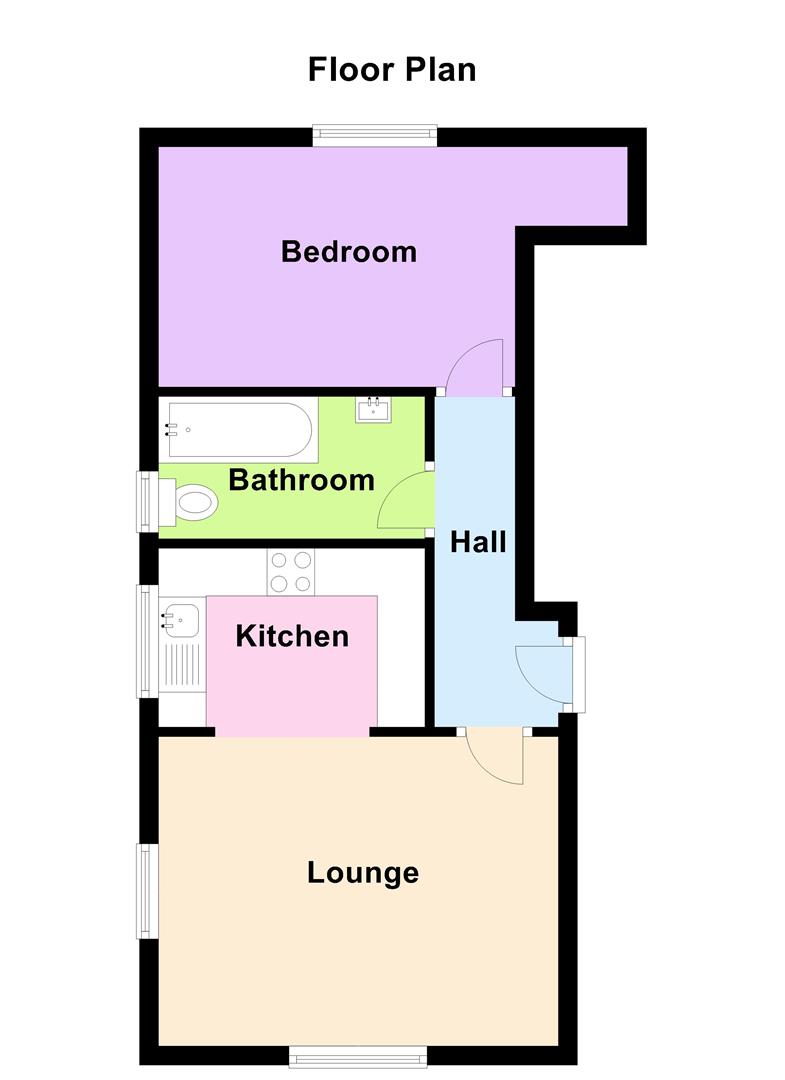 1 bedroom , Flat 3 Liberal House Charles Street Milford Haven Pembrokeshire